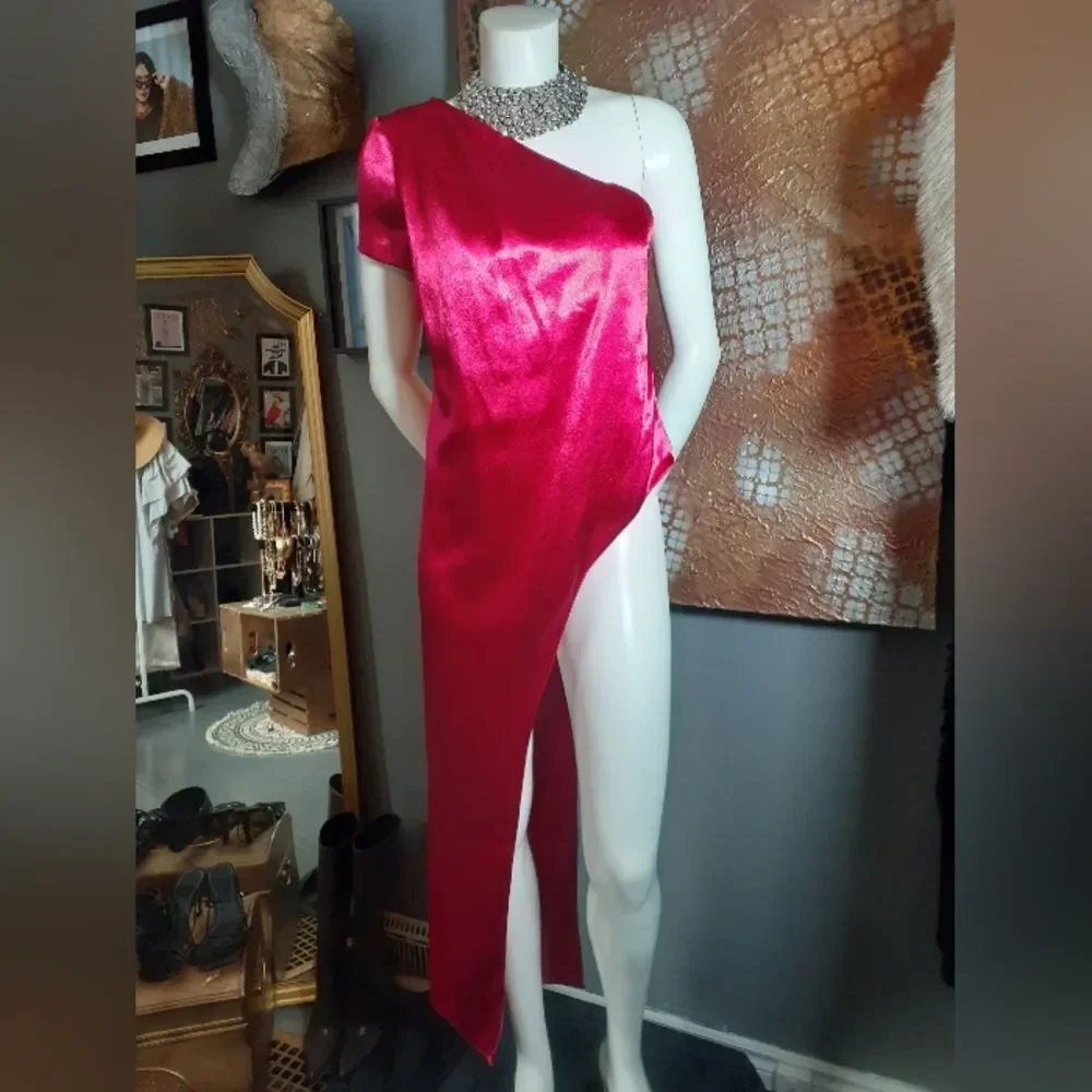 Zara Nwt Limited Edition Asymmetrical Satin Top - Picture 5 of 16